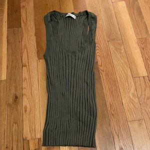Zara Knitted Ribbed Tank